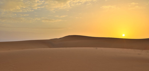 Obraz na płótnie Canvas Sonnenuntergang Wüste