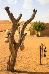 Dekoration in der Wüste