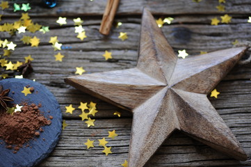 Weihnachtsdekoration für die vorweihnachtszeit