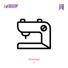 sewing-machine vector icon. Best modern, simple, isolated, household-collection icons, flat icon for website design or mobile applications, UI / UX design vector format