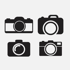 foto camera icon set