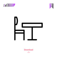 table vector icon. Best modern, simple, isolated, household-collection icons, flat icon for website design or mobile applications, UI / UX design vector format