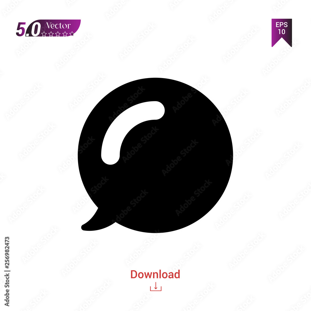 Poster outline black speech-bubble icon. speech-bubble icon vector isolated on white background. graphic de