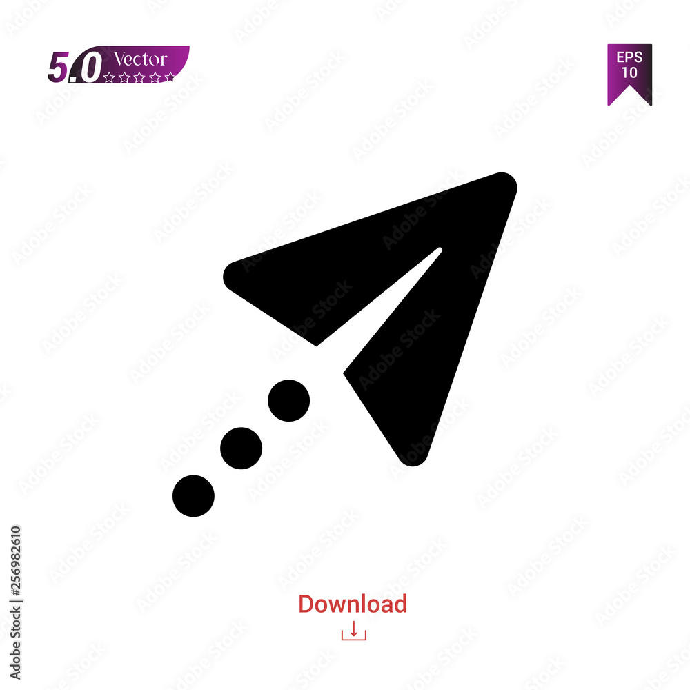 Poster outline black cursor icon. cursor icon vector isolated on white background. graphic design, mobile a