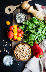 Organic food concept