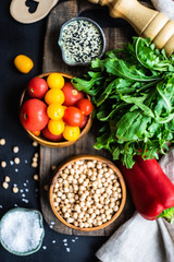 Organic food concept