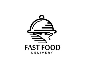 Fast food delivery logo design inspiration