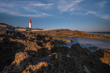 Lighthouse Cap Couronne is a monument in the municipality of Martigues in french provence