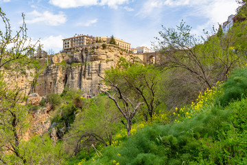 Fototapeta premium Cliffs of the city of Ronda