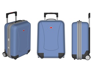 suitcase isolated on white background