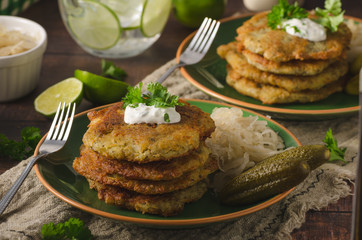 Delish potato pancakes prepare home