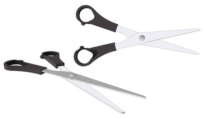 Vector scissors for cutting