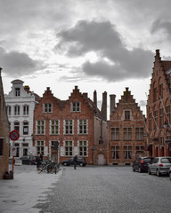 Fototapeta na wymiar Old buildings in Brugge, Belgium