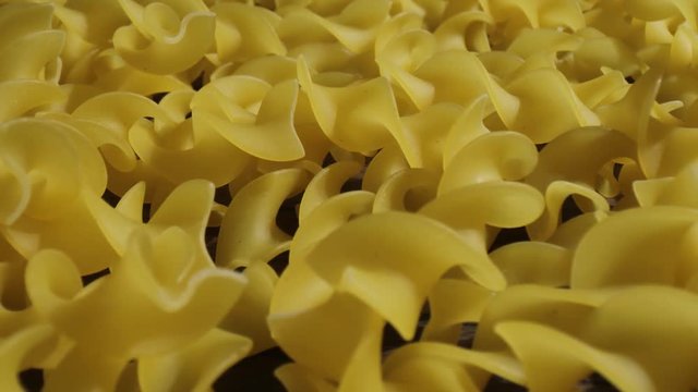 Fusilli pasta close-up.