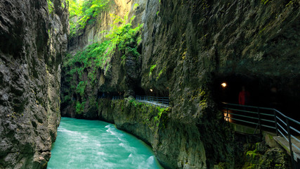 Aare Gorge river