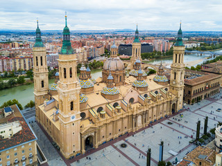 Obraz premium Cathedral Our Lady Pillar, Zaragoza