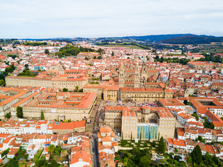 Fototapeta na wymiar Santiago de Compostela in Galicia, Spain