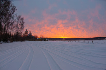 fiery dawn