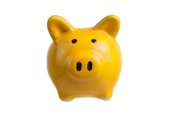 piggy bank on background