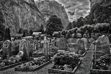 graveyard in Switzerland