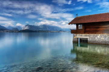 house on the lake