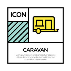 CARAVAN ICON CONCEPT