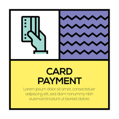 CARD PAYMENT ICON CONCEPT