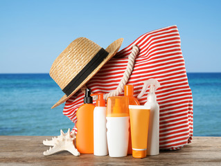 View of beautiful seascape on summer day