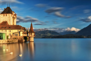 Obraz premium old castle at night