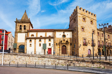 Obraz premium Revillagigedo Palace in Gijon, Spain