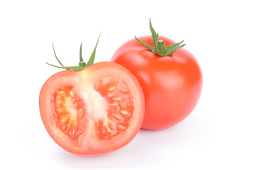 Tomatoes Isolated on White Background.