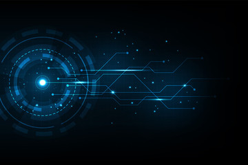 Vector background in the concept of technology.