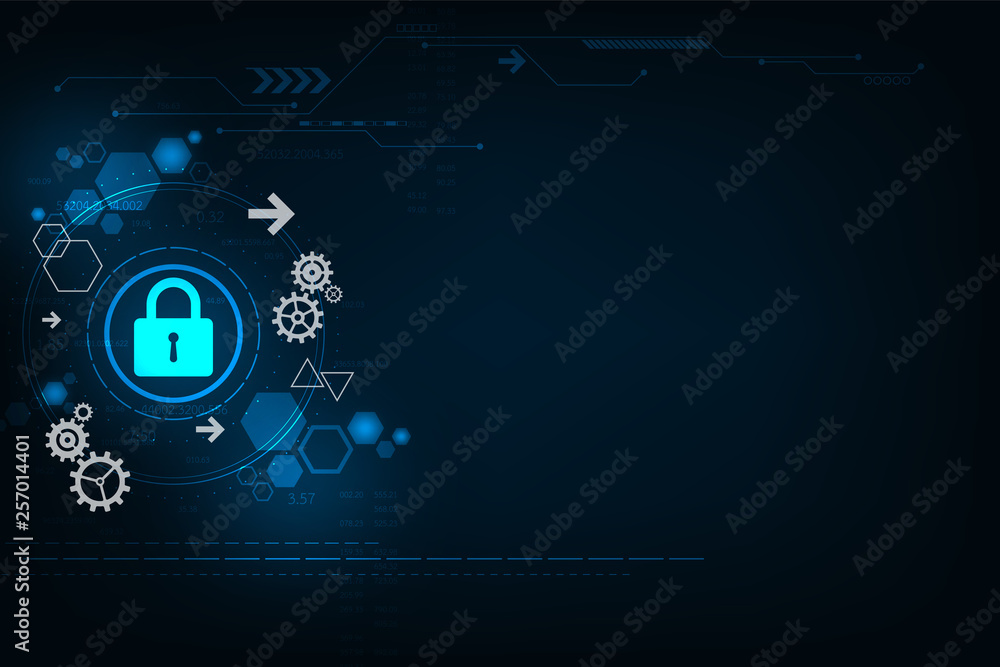 Wall mural secure digital security system.
