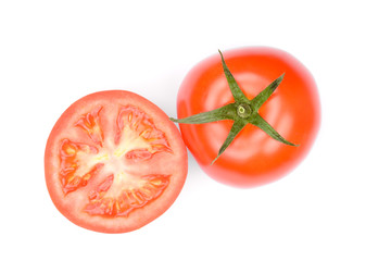 Tomatoes Isolated on White Background.