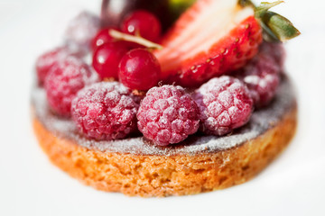 Appetizing fruits tart