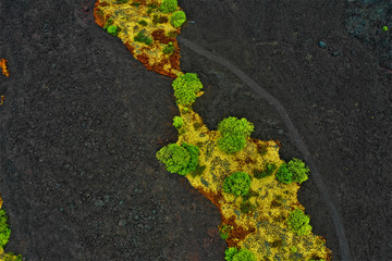 Lava auf Hawaii aus der Luft - Luftbilder von Big Island