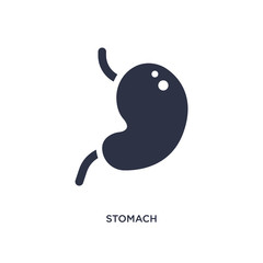 stomach icon on white background. Simple element illustration from medical concept.