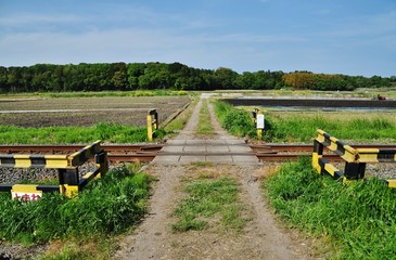 Railroad of Hitachi Seaside Railway, Hitachinaka, Ibaraki, Japan