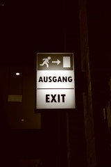 exit sign
