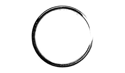 Grunge circle.Grunge oval shape.Grunge logo design.