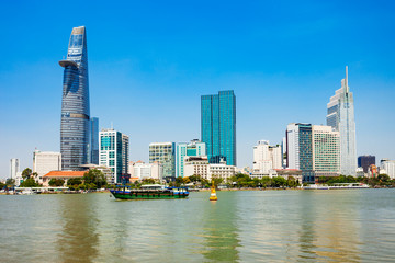 Ho Chi Minh city skyline