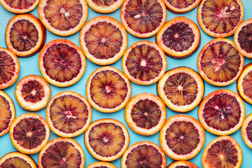 Blood orange slices pattern