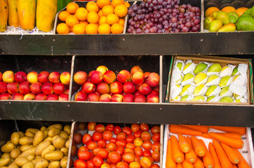 fresh fruit in the market sale 