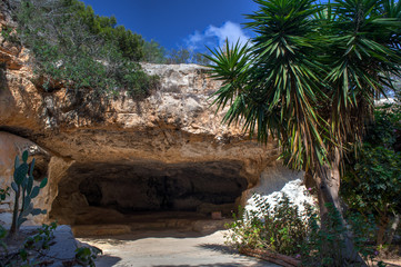 Cave in the Sanctuary of Nostra Signora di Lampedusa