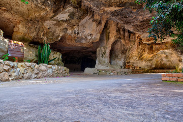 Cave in the Sanctuary of Nostra Signora di Lampedusa