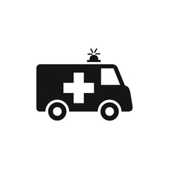 Fototapeta premium Ambulance icon vector