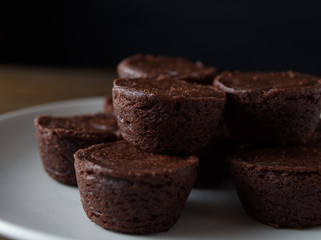 Brownies on Plate