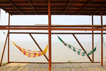 Hammock and steel bracket