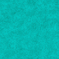 Fototapeta na wymiar Teal Rectangle Slates Tile Pattern Repeat Background