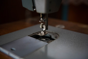Old manual sewing machine